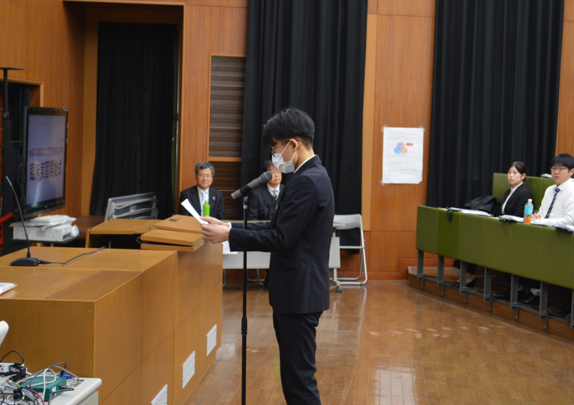 有澤良薬さんによる宣誓